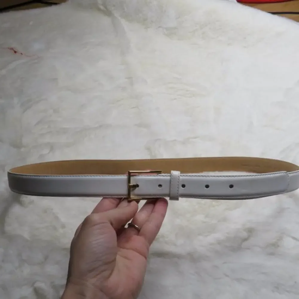 Loft & Brownstone‎ silver leather belt